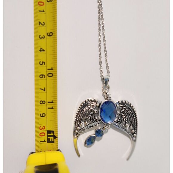 NWT Ravenclaw Lost Diadem Tiara Necklace, Silver Chain Pendant Harry Potter - Picture 5 of 6